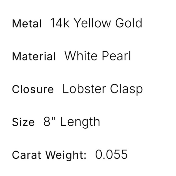 Michelle Pearl & Gold Bracelet - Picture 3 of 3